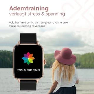 Bizoule Smartwatch CS3 Goud-Zwart