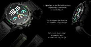 Black Shark GS3 smartwatch zwart GPS