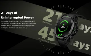 Black Shark GS3 smartwatch zwart GPS