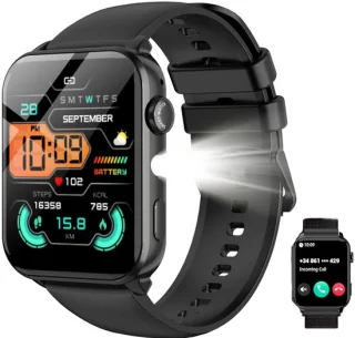 Blackview R30MAX smartwatch voor dames en heren, zwart