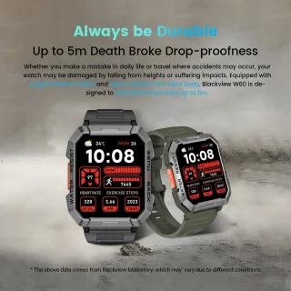 Blackview W60 heren smartwatch groen