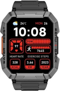 Blackview W60 Smartwatch Heren Grijs