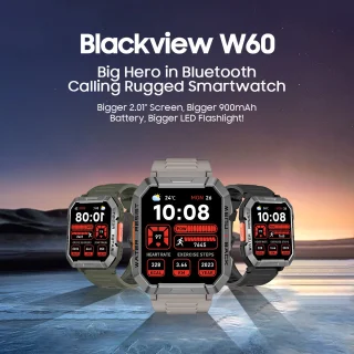 Blackview W60 Smartwatch Heren Grijs