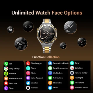 Blackview W90 Pro Smartwatch Zilver