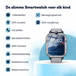 Bosstony Kids Smartwatch GPS Horloge Kind Android