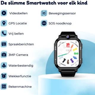 Bosstony Kinder Smartwatch GPS Horloge Android