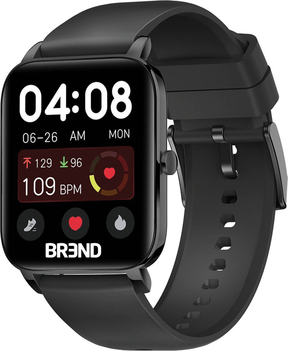 De BREND BR-2223 Smartwatch Zwart in één oogopslag