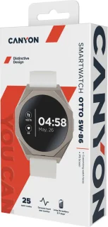Canyon Otto SW-86 Smartwatch 46mm Silver