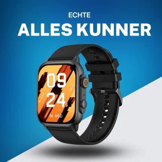Cinturio Commander Smartwatch Zwart