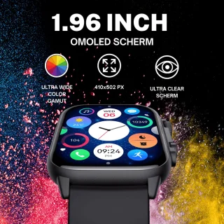 Cinturio Commander Smartwatch Zwart