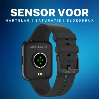 Cinturio SQ1 Combo Pack Goud & Zwart Smartwatch
