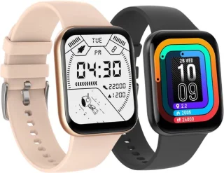 Cinturio SQ1 Combo Pack Goud & Zwart Smartwatch
