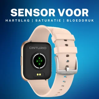 Cinturio SQ1 Combo Pack Smartwatch Goud Grijs