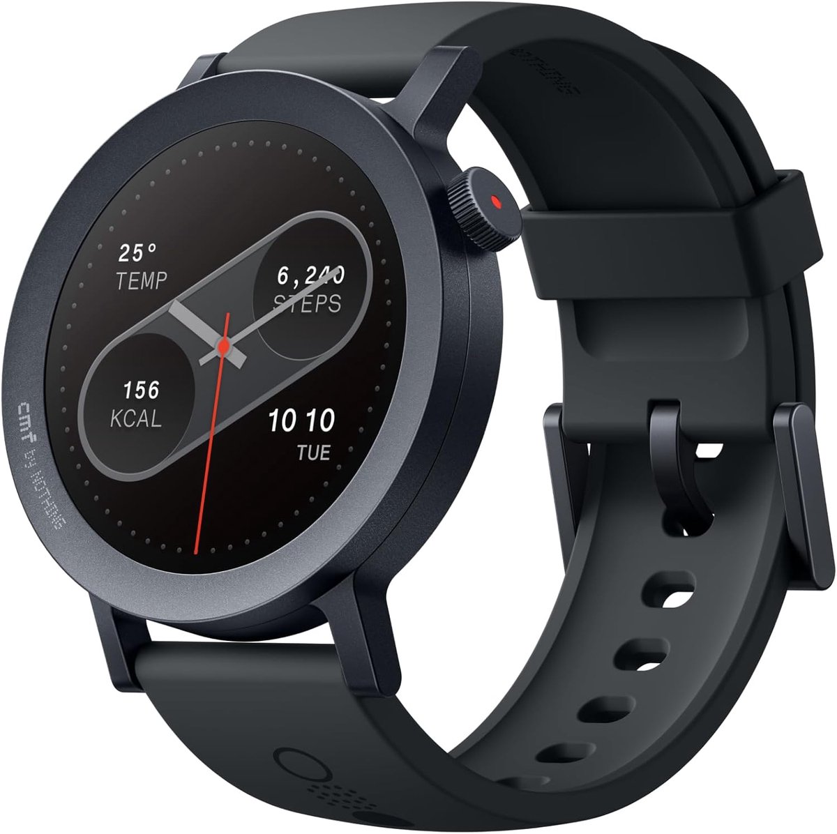 De CMF By Nothing Pro 2 Smartwatch 34 mm Donker Grijs in één oogopslag