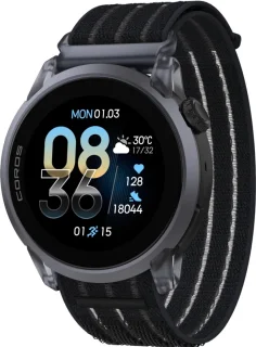 COROS Pace 4 sporthorloge nylon crystal black 43mm
