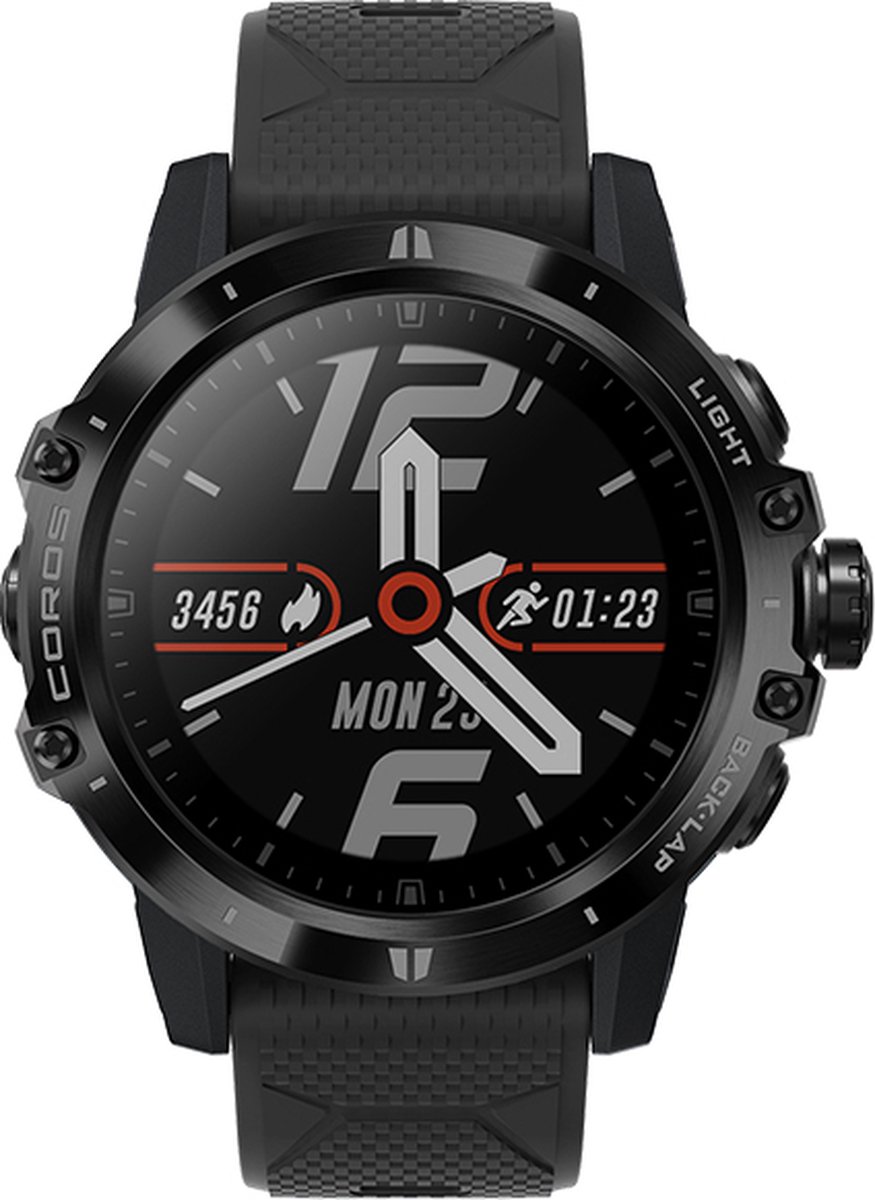 De Coros Vertix GPS Adventure Watch Dark Rock Black 47mm in één oogopslag
