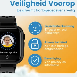 CosmoToys Smartwatch Kinderen 4G GPS Zwart