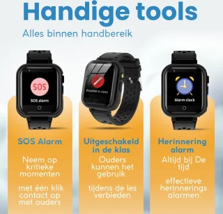 CosmoToys Smartwatch Kinderen 4G GPS Zwart