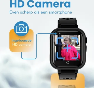 CosmoToys Smartwatch Kinderen 4G GPS Zwart