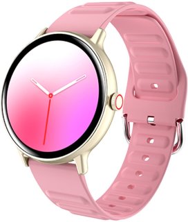 Dames smartwatch 1,43 inch roze - Android en iOS