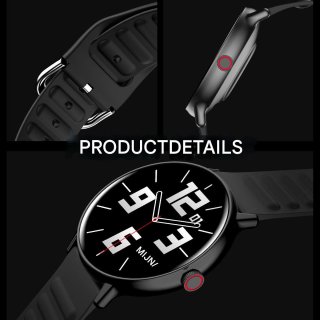 Dames smartwatch 1,43 inch roze - Android en iOS