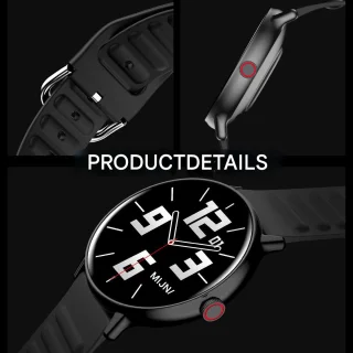 Dames smartwatch zwart 1,43 inch voor Android en iOS