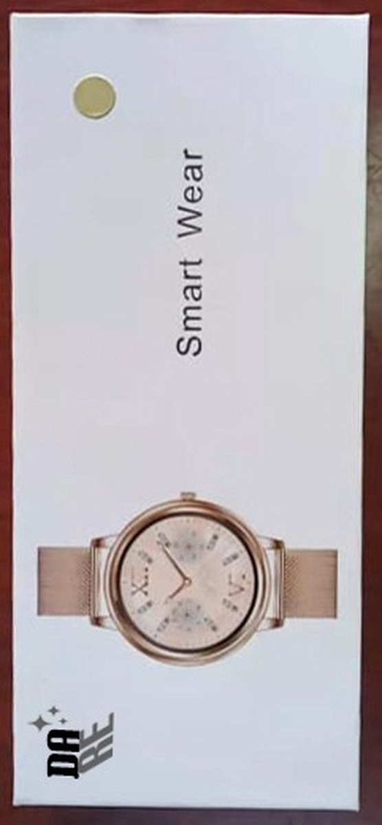 Darenci Classy Pro Smartwatch Zilver Stalen Band