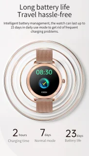 Darenci Flair Pro smartwatch roségoud