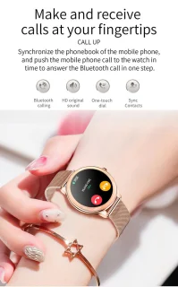 Darenci Flair Pro smartwatch roségoud