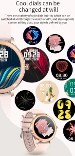 Darenci Flair Pro Smartwatch Zwart Met Extra Bandje
