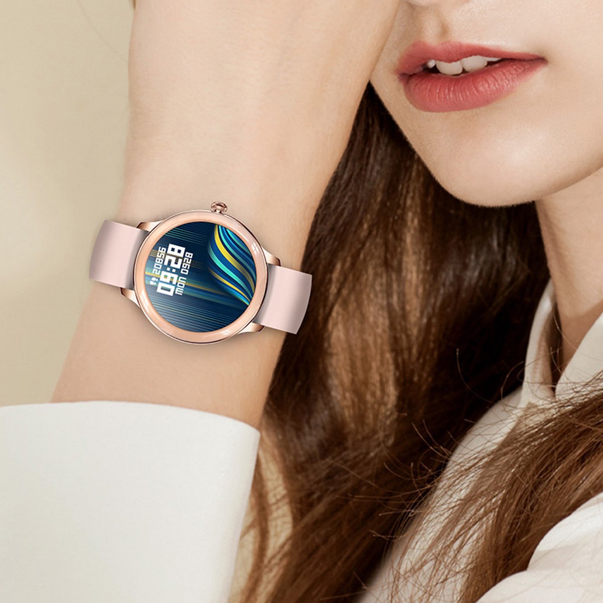 Darenci Flair Pro Smartwatch Zwart Met Extra Bandje