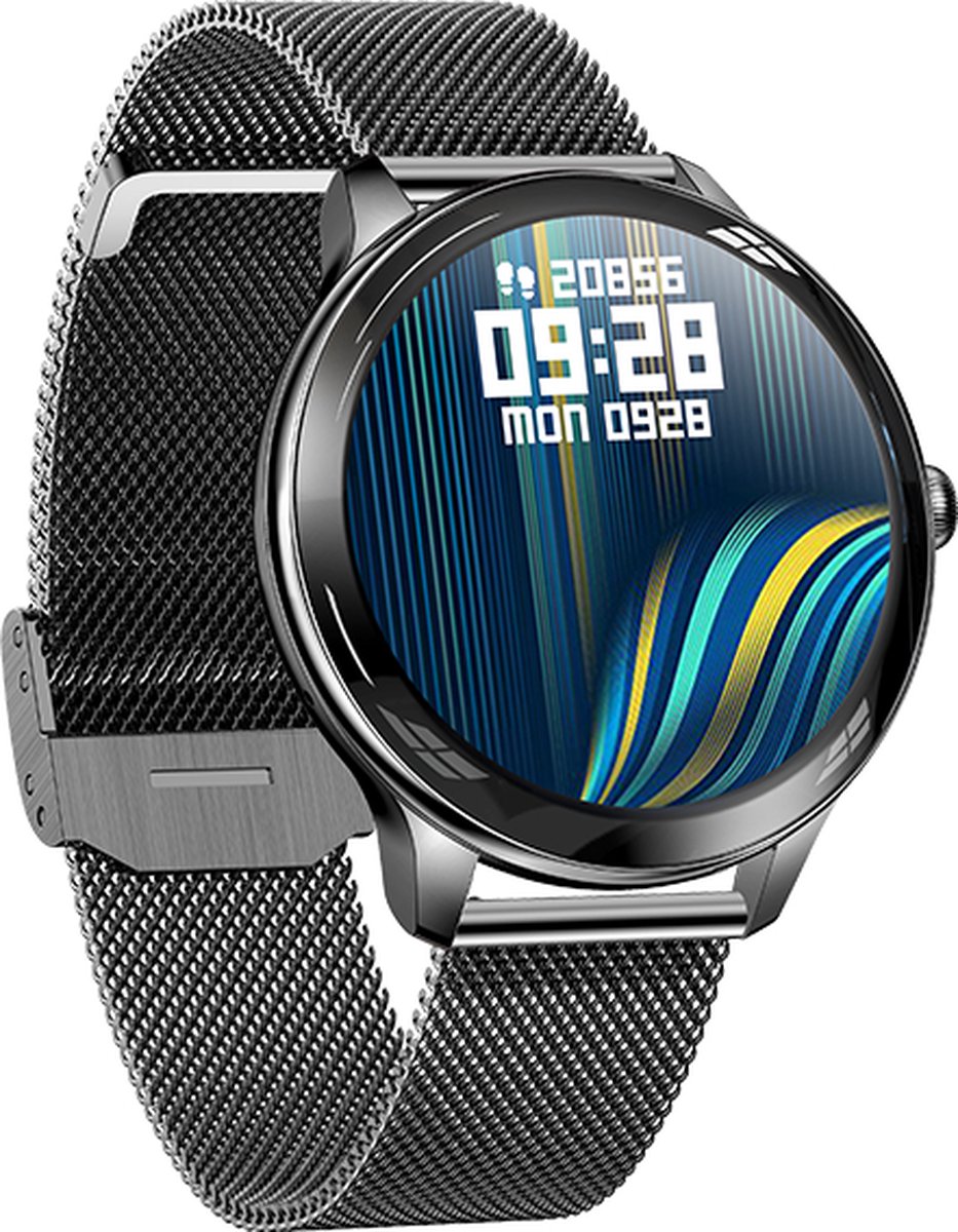Darenci Flair Pro Smartwatch Zwart Met Extra Bandje