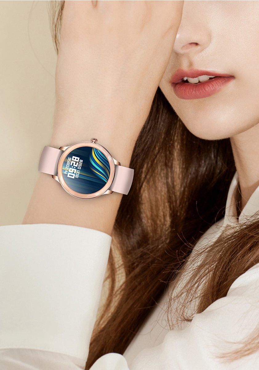 Darenci Flair Pro Smartwatch Zwart Met Extra Bandje