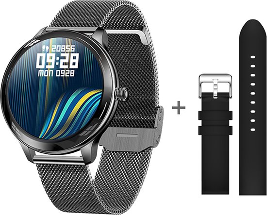 Darenci Flair Pro Smartwatch Zwart Met Extra Bandje