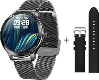Darenci Flair Pro Smartwatch Zwart Met Extra Bandje