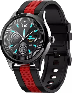 Darenci Majestic Smartwatch Rood/Zwart