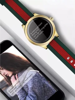 Darenci Majestic Smartwatch Zwart-Grijs/Zilver