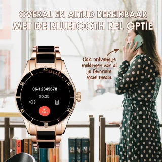 Darenci Smartwatch Timeless Zwart