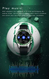 Darenci Superior Pro Smartwatch Heren Zilver/Zwart