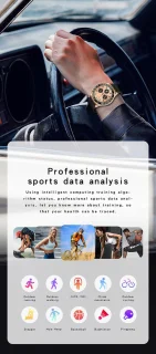 Darenci Superior Pro Smartwatch Heren Zilver/Zwart
