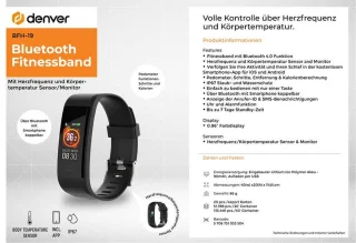Denver BFH-19 Fitnessband Zwart