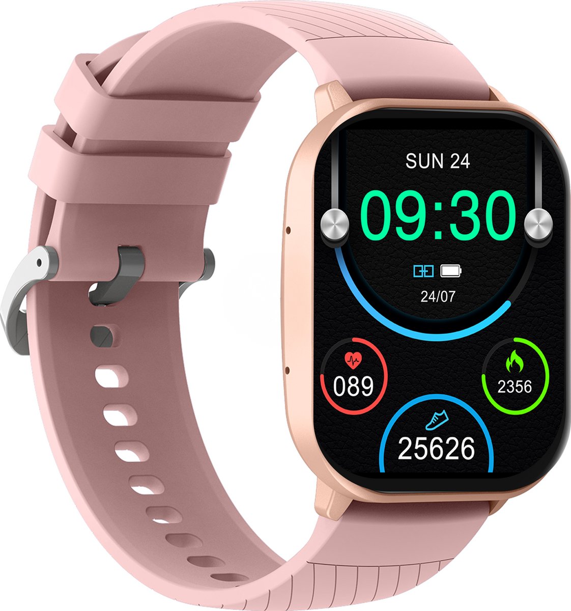 De Denver SWC187RO Smartwatch Android iOS in één oogopslag