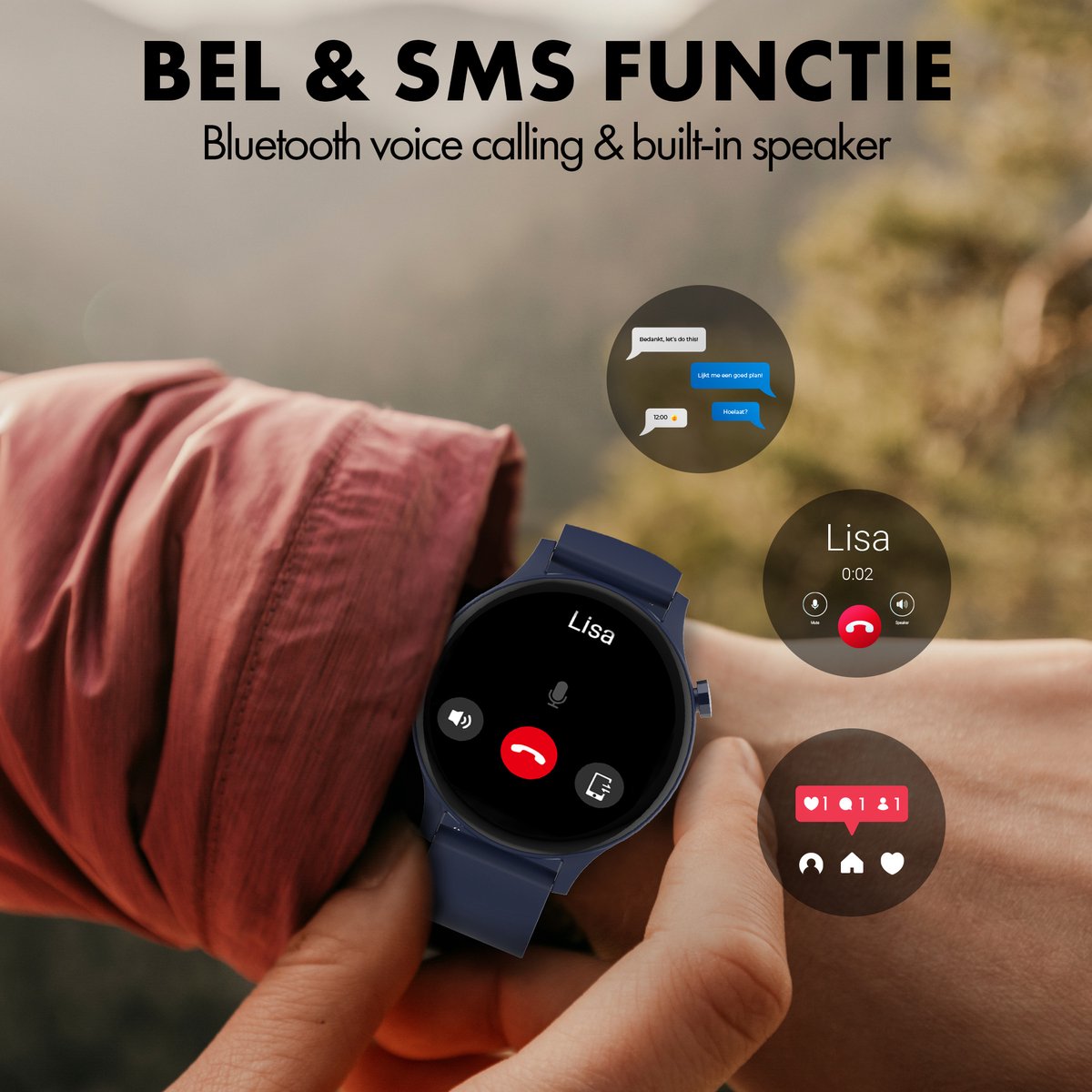 Wat vinden we goed aan de Denver SWC338BU Smartwatch voor Android & iOS