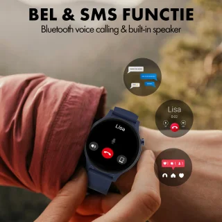Denver SWC338BU Smartwatch voor Android & iOS