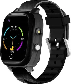 DEPLAY 4G KidsWatch GPS Kinder Smartwatch Zwart