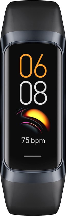 DrPhone ActiFit Activiteitentracker Zwart 1.1'' AMOLED