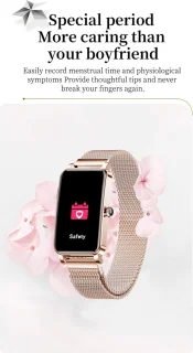 DrPhone Ai Hydro2 Dames Smartwatch Roségoud
