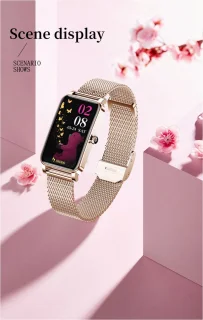 DrPhone Ai Hydro2 Dames Smartwatch Roségoud
