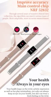 DrPhone Ai Hydro2 Smartwatch Dames Zilver