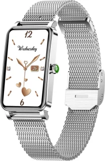 DrPhone Ai Hydro2 Smartwatch Dames Zilver